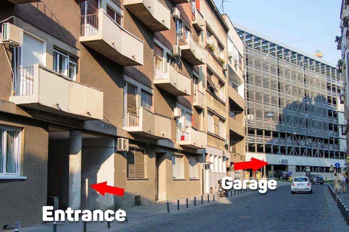 Zen City Center Apartment & Garage Nearby Belgrado Exterior foto